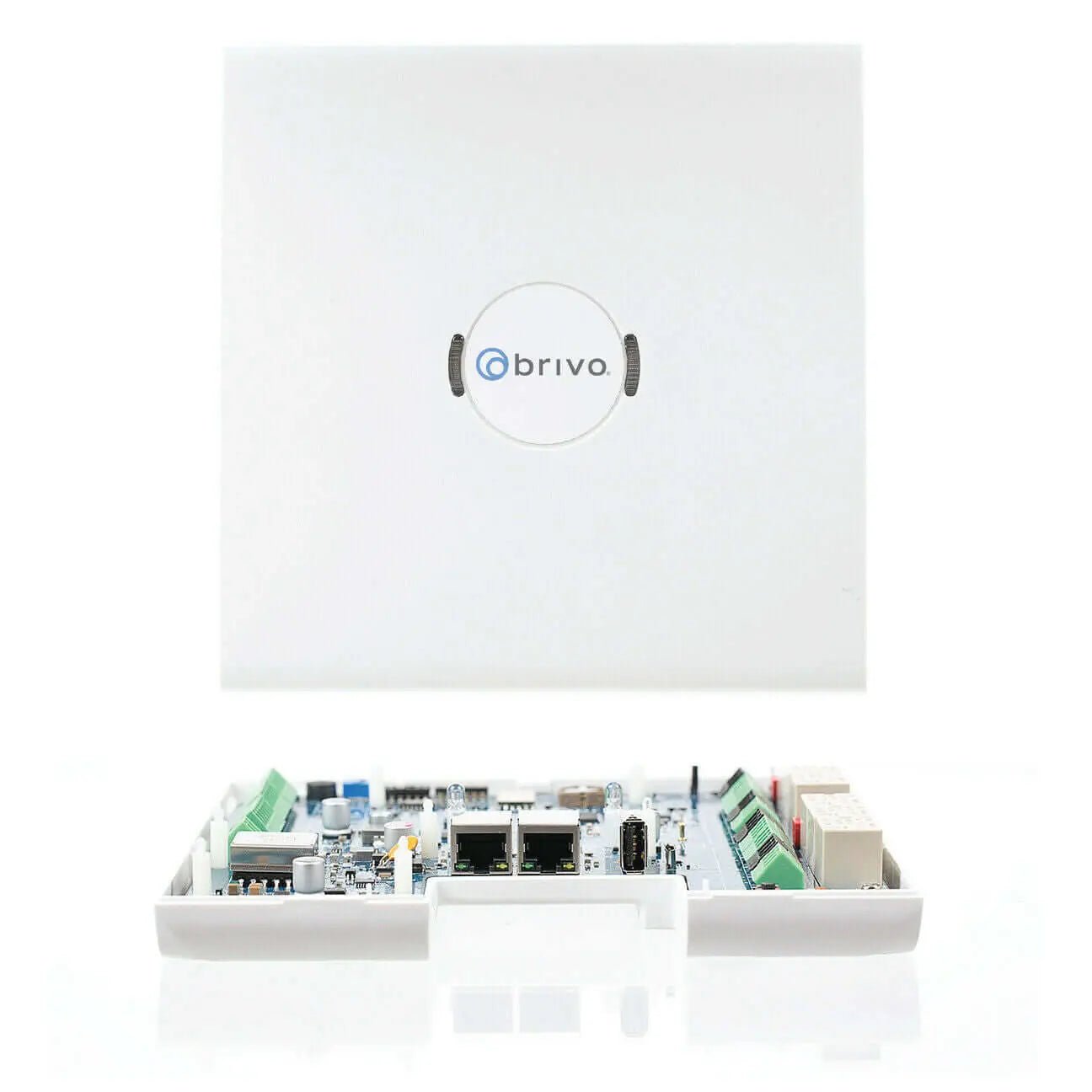 Brivo ACS300 2-door IP access control controller installed for commercial door security