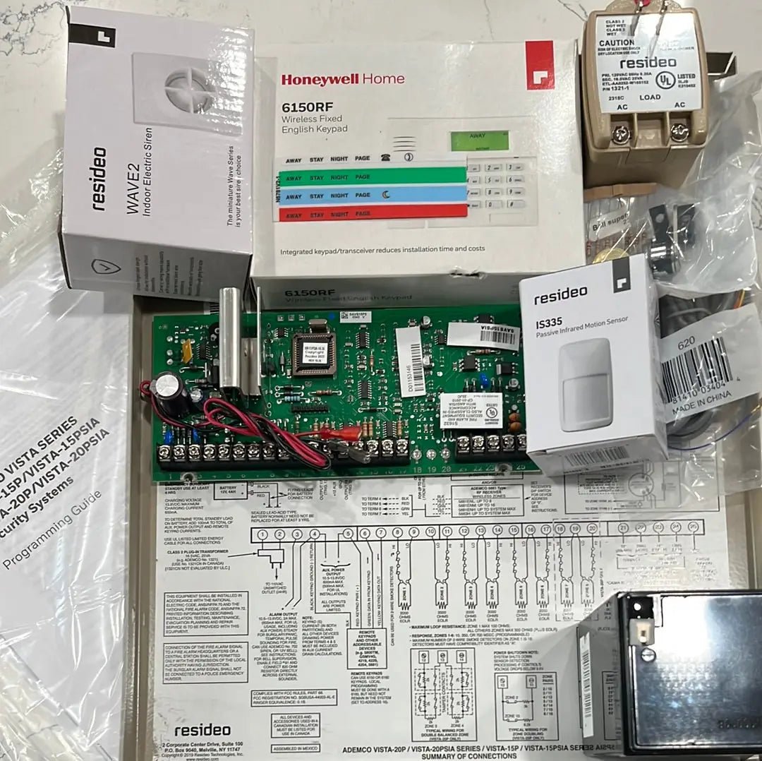 ADEMCO Honeywell VISTA - 15PSIA Security System Kit - Avenger Security