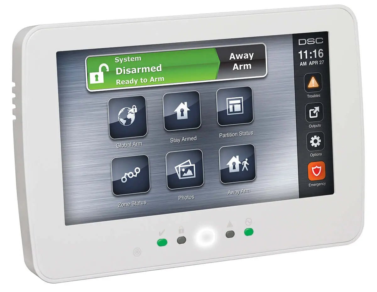 DSC neo HS2 TCHP PowerSeries 7 Inch TouchScreen Keypad - Avenger Security
