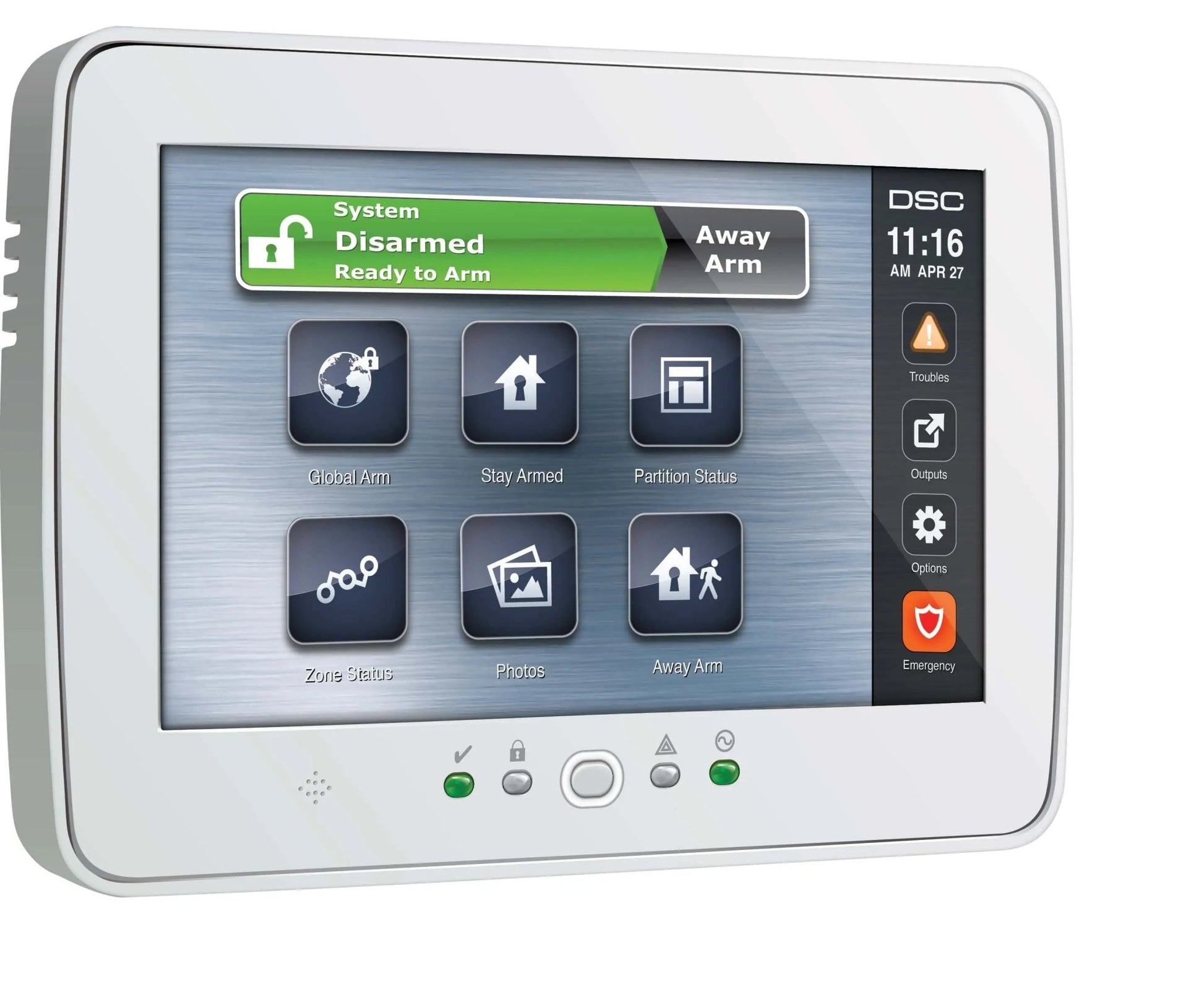 DSC PTK5507 PowerSeries TouchScreen Keypad - Avenger Security