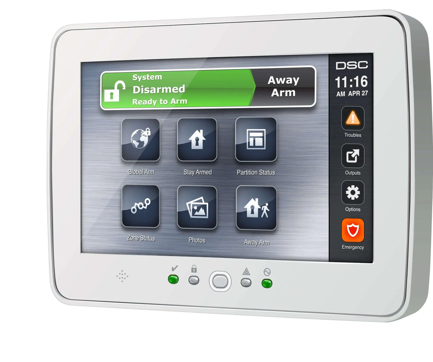 DSC PTK5507 PowerSeries TouchScreen Keypad - Avenger Security